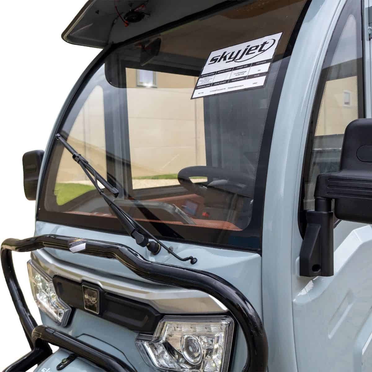 Triciclu electric cargo fără permis SKYJET Sky Van cu cabină, 3000W, 25km/h – imagine 10