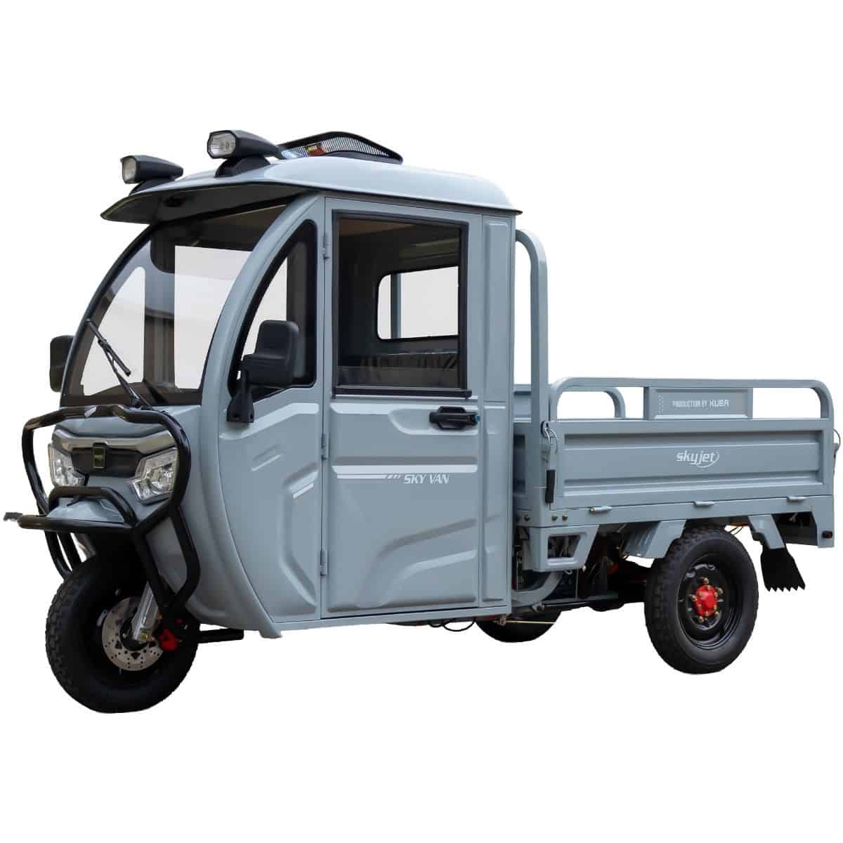 Triciclu electric cargo fără permis SKYJET Sky Van cu cabină, 3000W, 25km/h – imagine 5