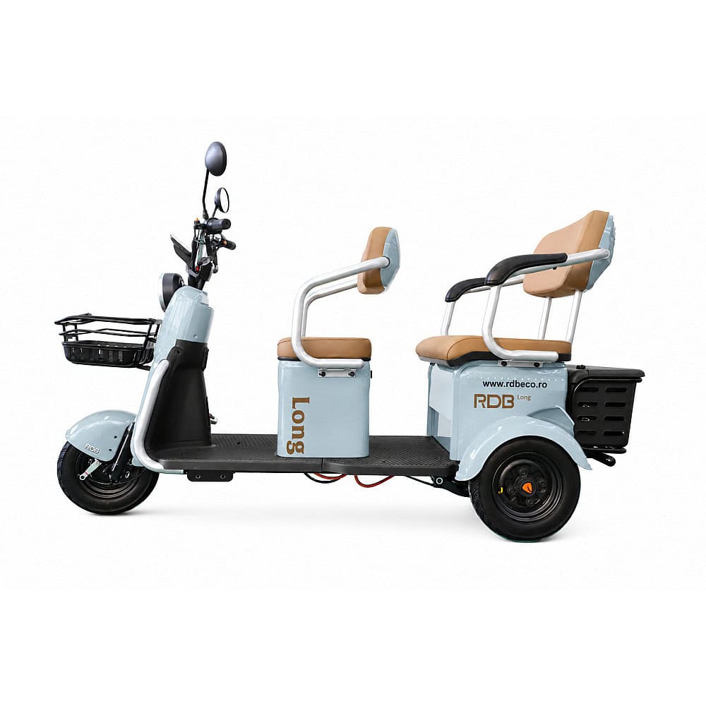Triciclu electric fără permis RDB Long, 2000W, 25km/h – imagine 8