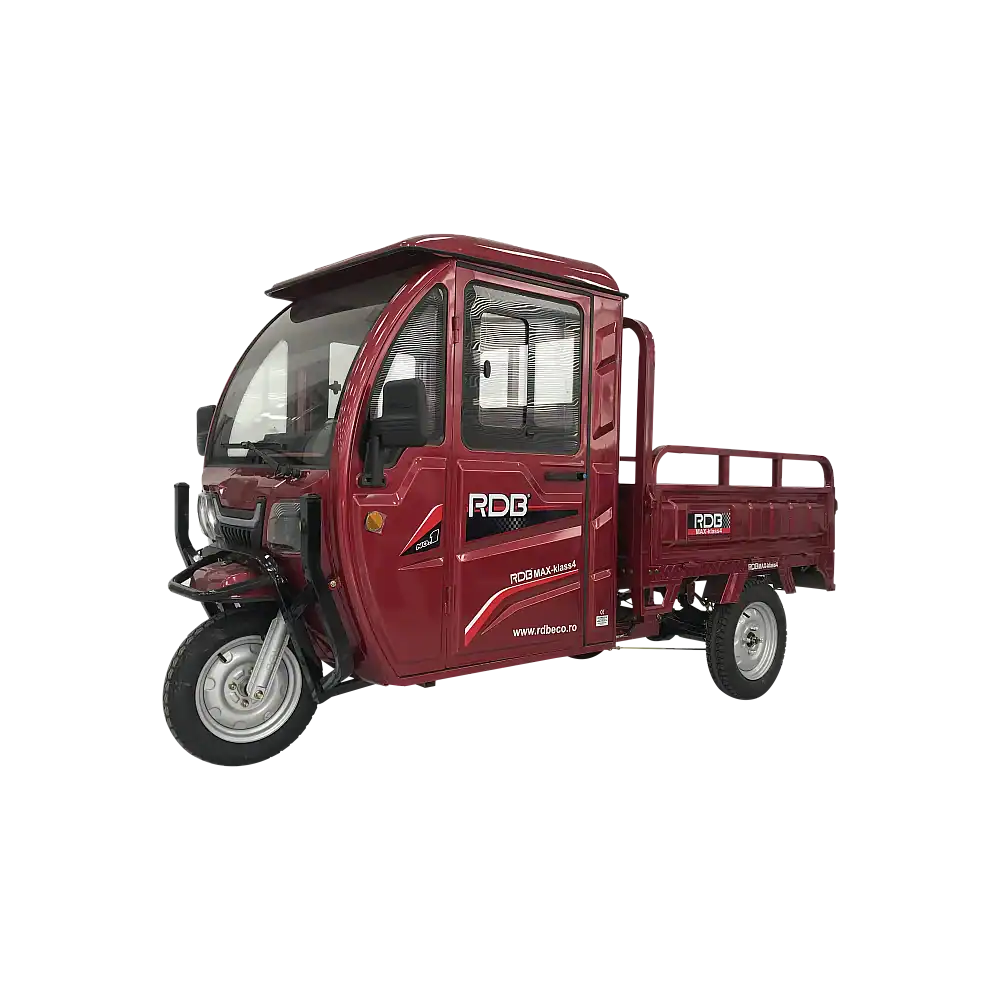 Triciclu electric fără permis RDB MAX-Klass4 cu acoperiș închis, 4000W, 25km/h